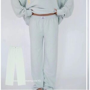 Parke Back to School Boxer Sweatpants Gray/Pale Green Size XL